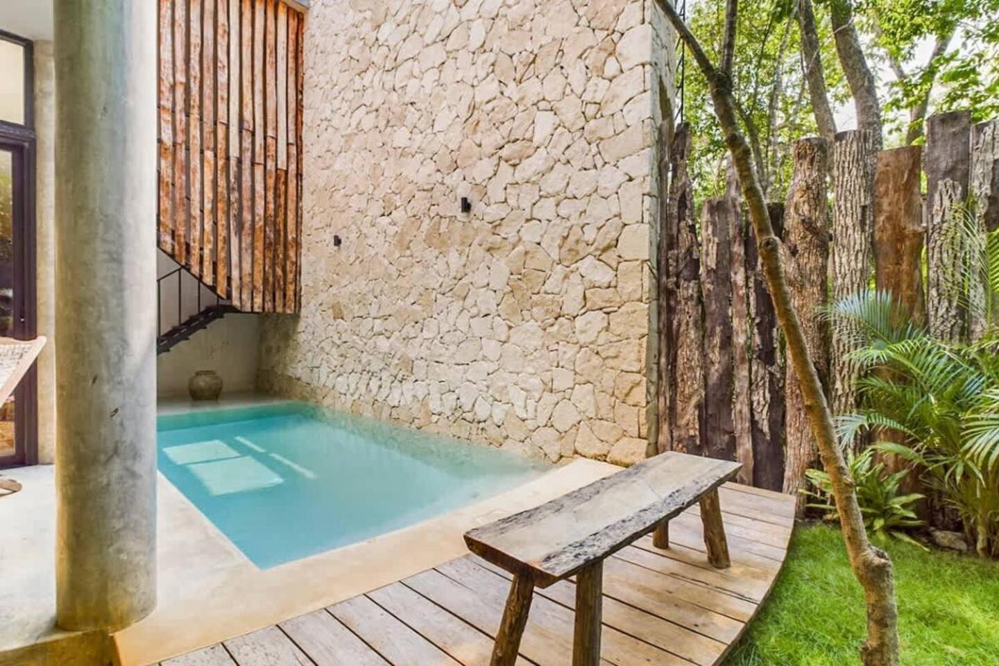 Boho Jungle Villa -Pvt Pool -Concierge-Hammock 7B Тулум Экстерьер фото